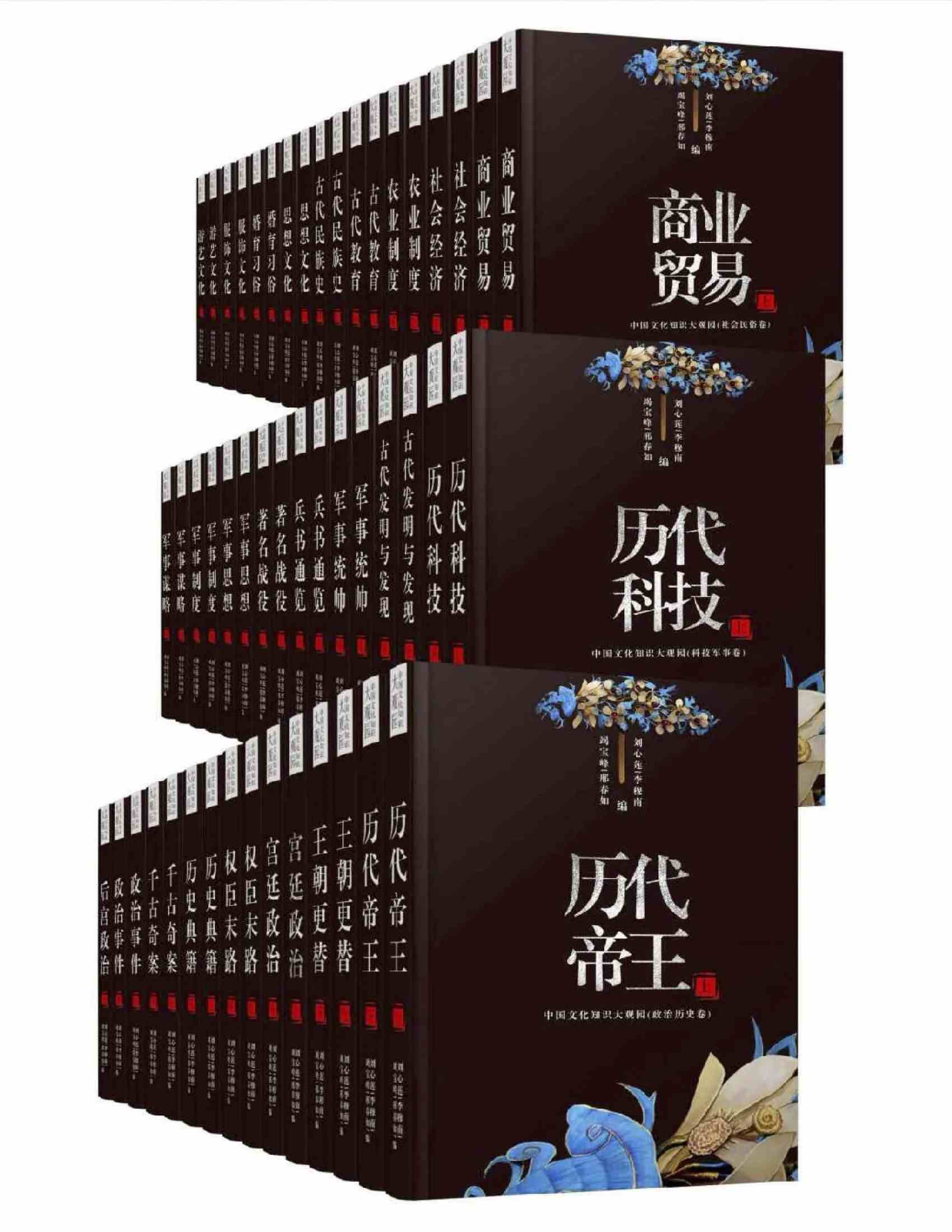《中国文化知识大观园 商业贸易 历代科技 历代帝王》全50册 PDF套装（文字版）封面