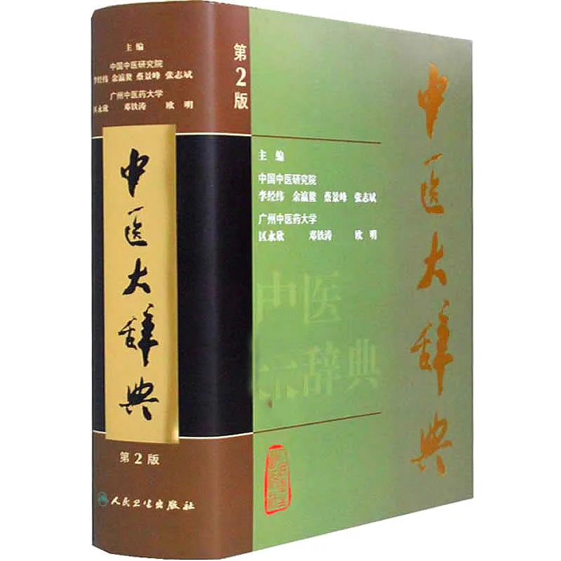 中医大辞典（第2版） 全1巨册 PDF清晰电子版 人卫出版社2004年出版封面