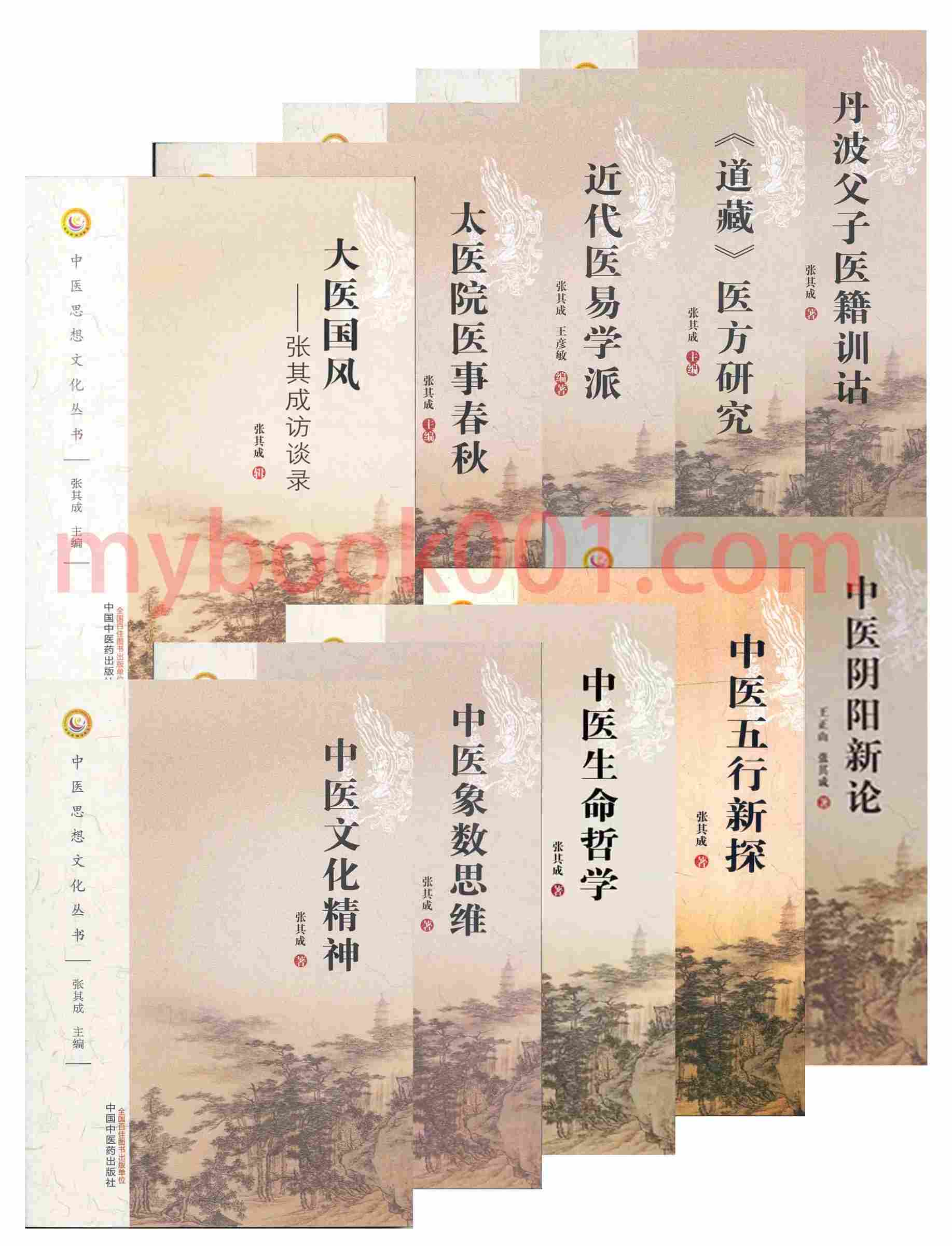 中医思想文化丛书（全十册）中国中医药出版社 张其成2016封面