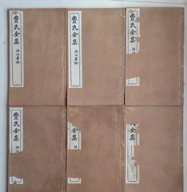 【中医】费氏全集费伯雄全6册古本封面