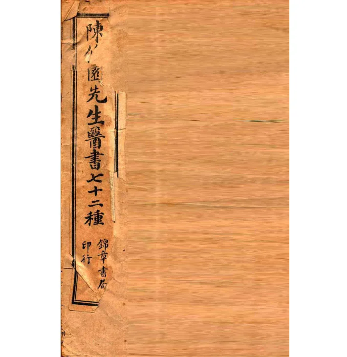 南雅堂医书全集共25册锦章图书局1955清）陈念祖（修园）著封面